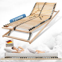 LATTENROST ERGO KF 80x200 cm mit Kopf- & Fußteilverstellung - Naturfarben, Holz (80/200cm) - Coemo