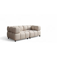 SOFA 2-sitzer Flow - Creme, Holzwerkstoff/Textil (192/71/96cm) - Fun Möbel