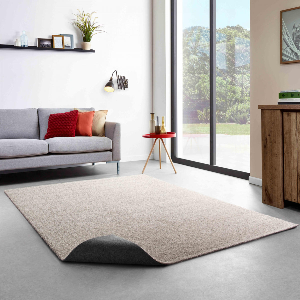 TEPPICH, 200 x 290 cm, Gelb - Gelb, Textil (200/290cm) - Oviala
