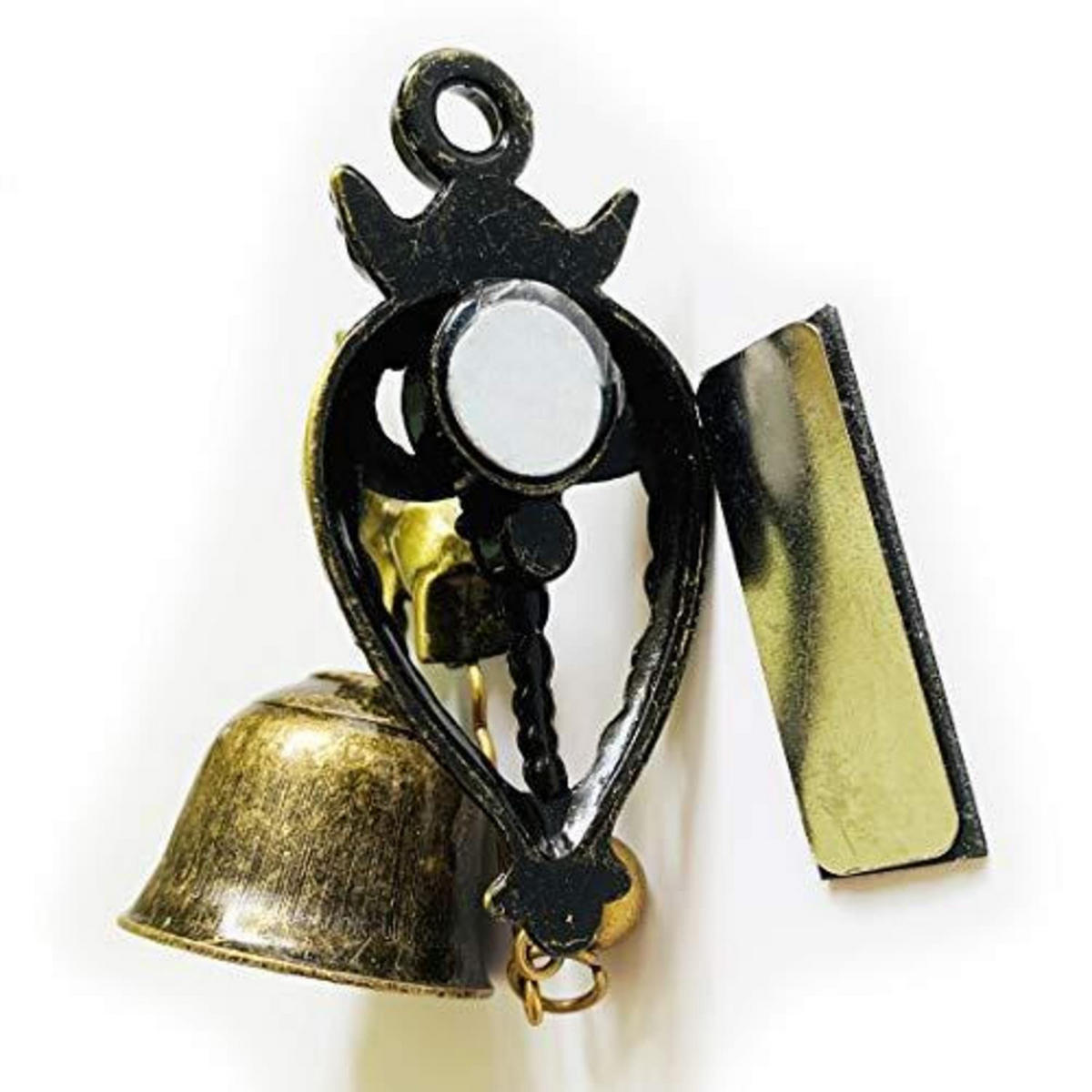 TÜRKLINGEL Pferde Metall Retro 10,9 cm - Bronzefarben, Metall (11/4.5/3.6cm)