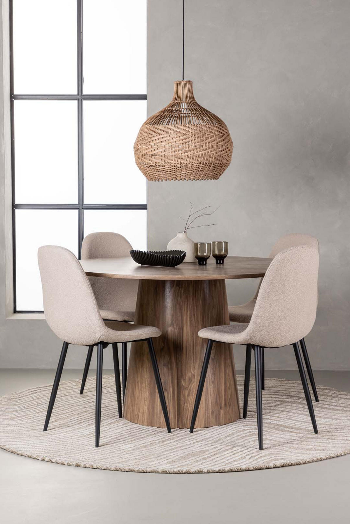 TISCHGRUPPE Natur - Naturfarben, Holzwerkstoff (120/75/120cm) - ebuy24
