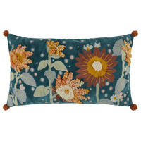 KISSEN Bohemian 50x50cm - Blau, Textil (50/30cm) - Butlers