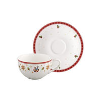 KAFFEETASSE MIT UNTERTASSE Toy's Delight weiß 170 ml 2er Set - Weiß, Keramik (16.7/8/16.7cm) - Villeroy & Boch