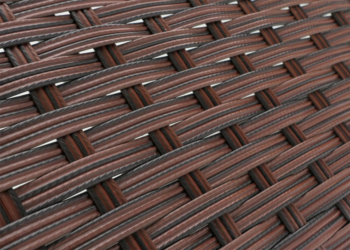 GARTENTISCH Andi aus Poly-Rattan HxBxT 38x79x48cm Braun-meliert - Braun, Kunststoff (48/79/38cm) - PROREGAL