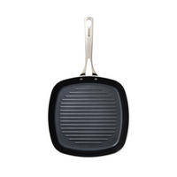 GRILLPFANNE mit Keramikbeschichtung, 26 cm, Edelstahlgriff - Multicolor, Metall (45.5/27/7.5cm) - Kyocera