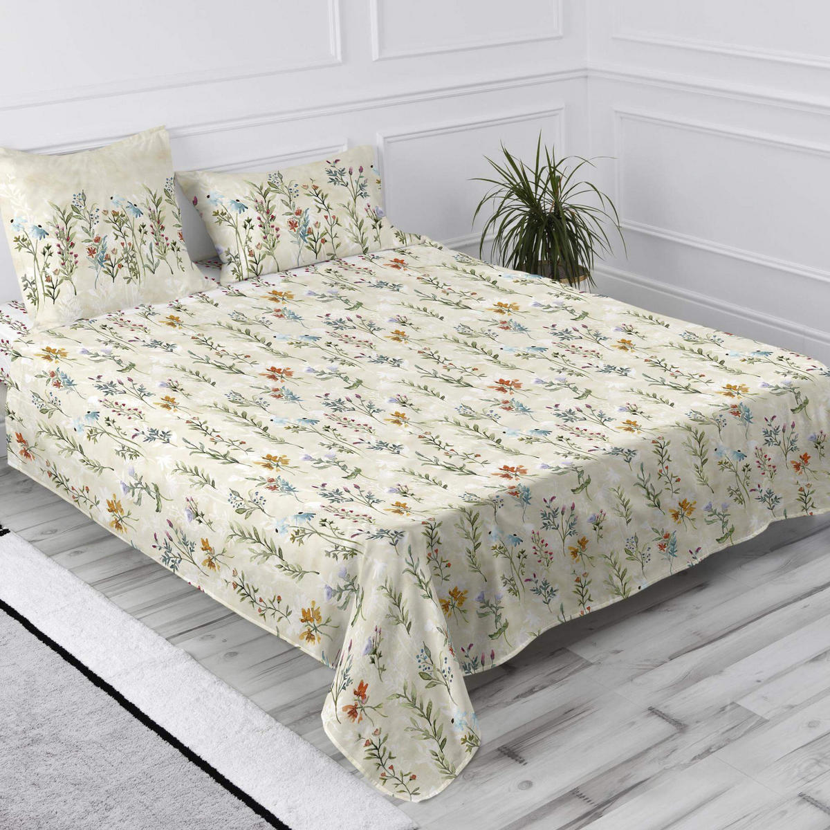 OBERBETTLAKEN vernazza 160x270 cm mehrfarbig - Multicolor, Textil (160/270cm) - Happy Friday
