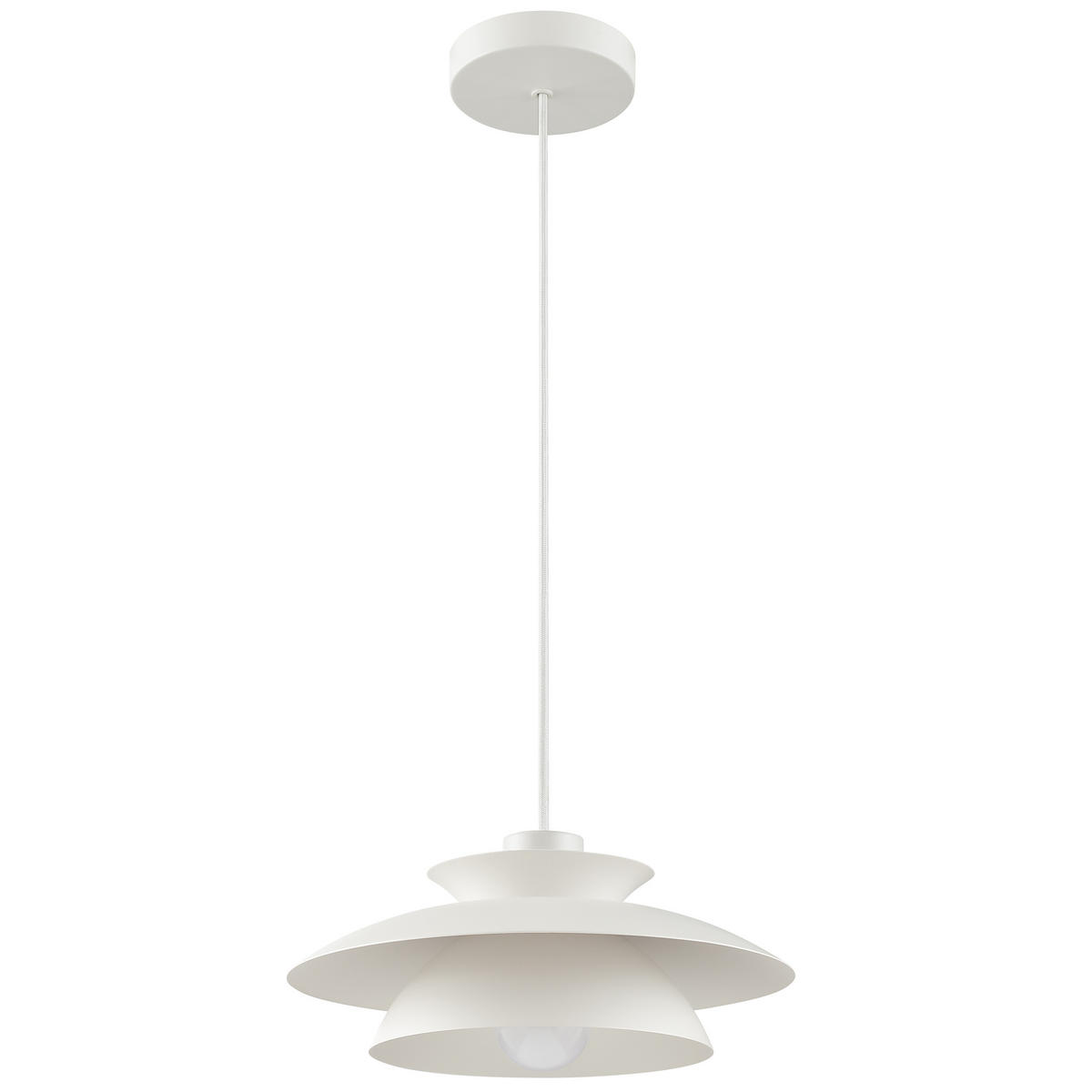 LED DECKENLEUCHTE Appia Weiß matt 30,5/30,5/120 cm - Weiß, Metall (30.5/30.5/120cm) - Brilliant