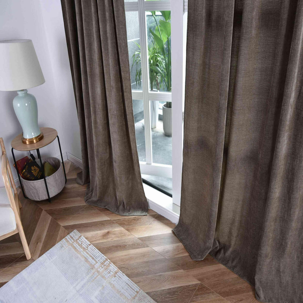 Thumbnail - Gardinenbox Vorhang, Olivgrün, Textil, 135x245 cm, Oeko-Tex® Standard 100, Wohntextilien, Gardinen & Vorhänge, Fertiggar...