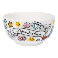 SCHALE Symbolica in Bunt - 8cm - Multicolor, Keramik (8.7/5.5/8.7cm) - Blond Amsterdam