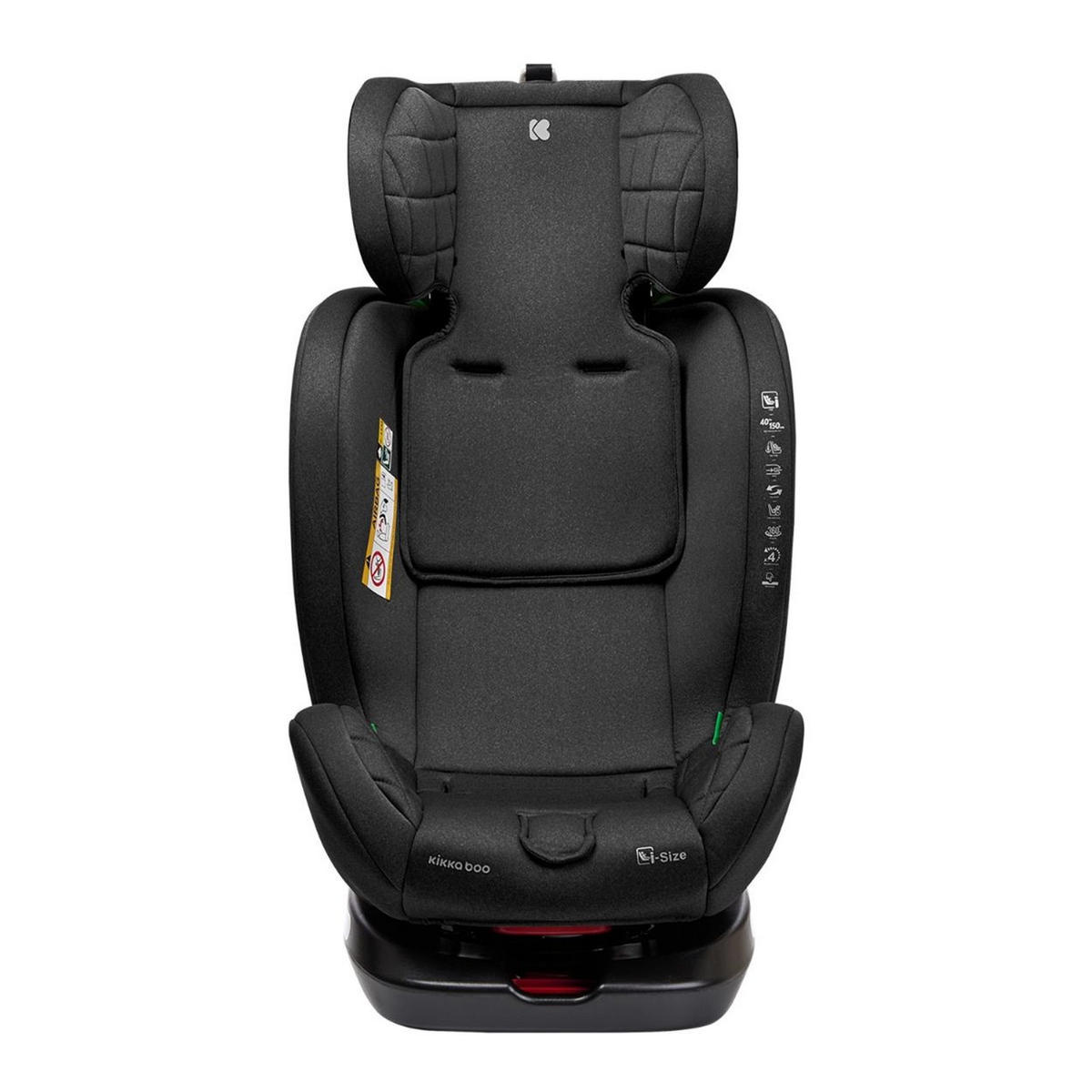 KINDERSITZ i-Trip i-Size schwarz (40-150 cm) Gruppe 0+/1/2/3 verstellbar Isofix - Schwarz, Kunststoff (46/62/50cm) - Kikka boo