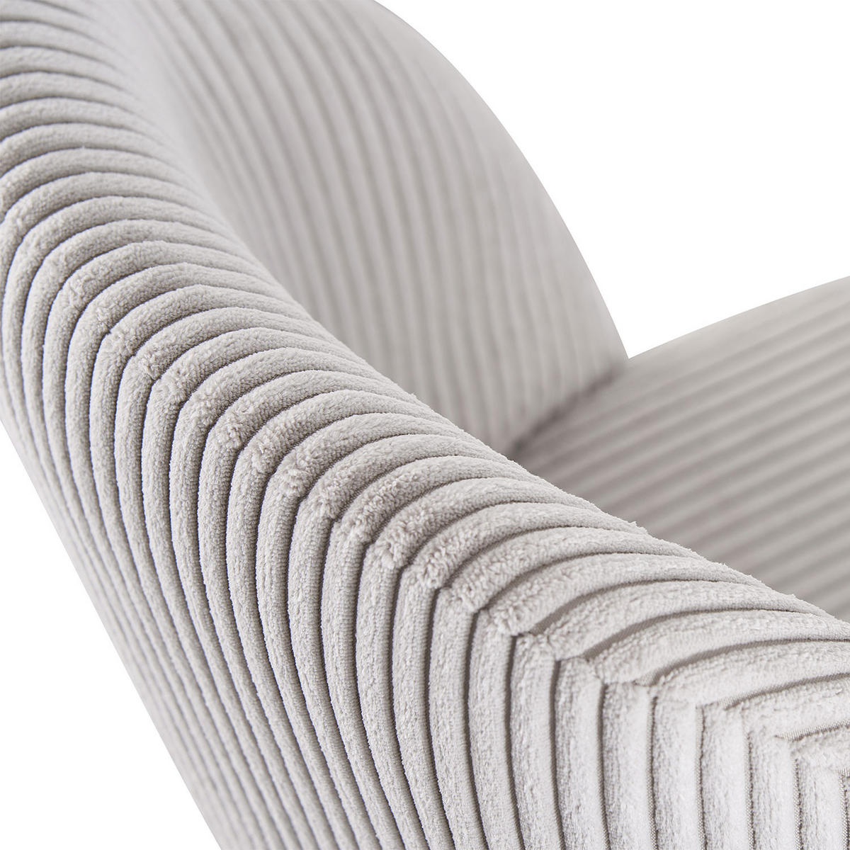 STUHL MARY Grau 2 Stück - Grau, Eichenholz/Textil (53/81/59cm) - B&D Home