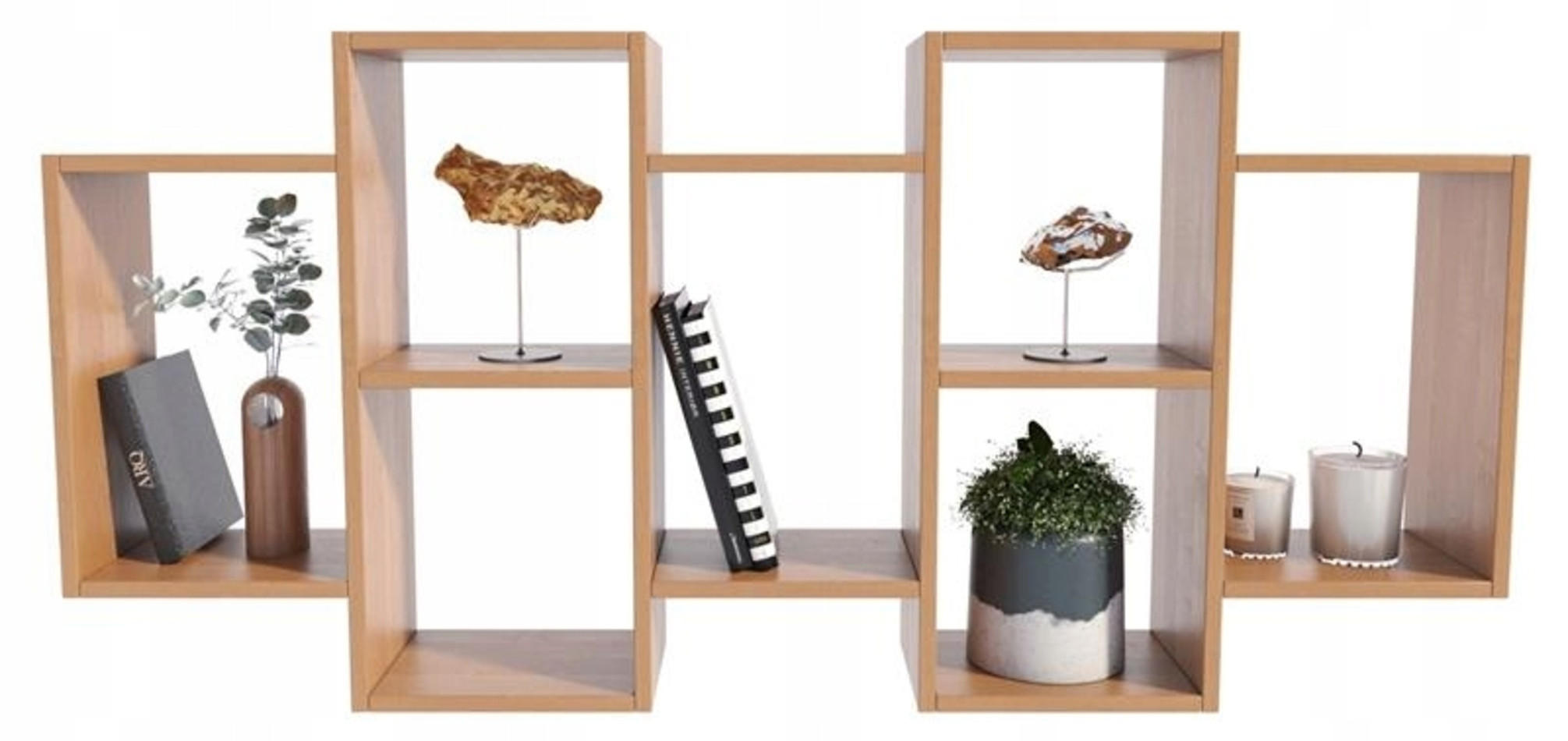 WANDREGAL Polon BIS Erle 147/21/65 cm - Erlefarben, Holzwerkstoff (147/65/21cm) - Matkam Möbel