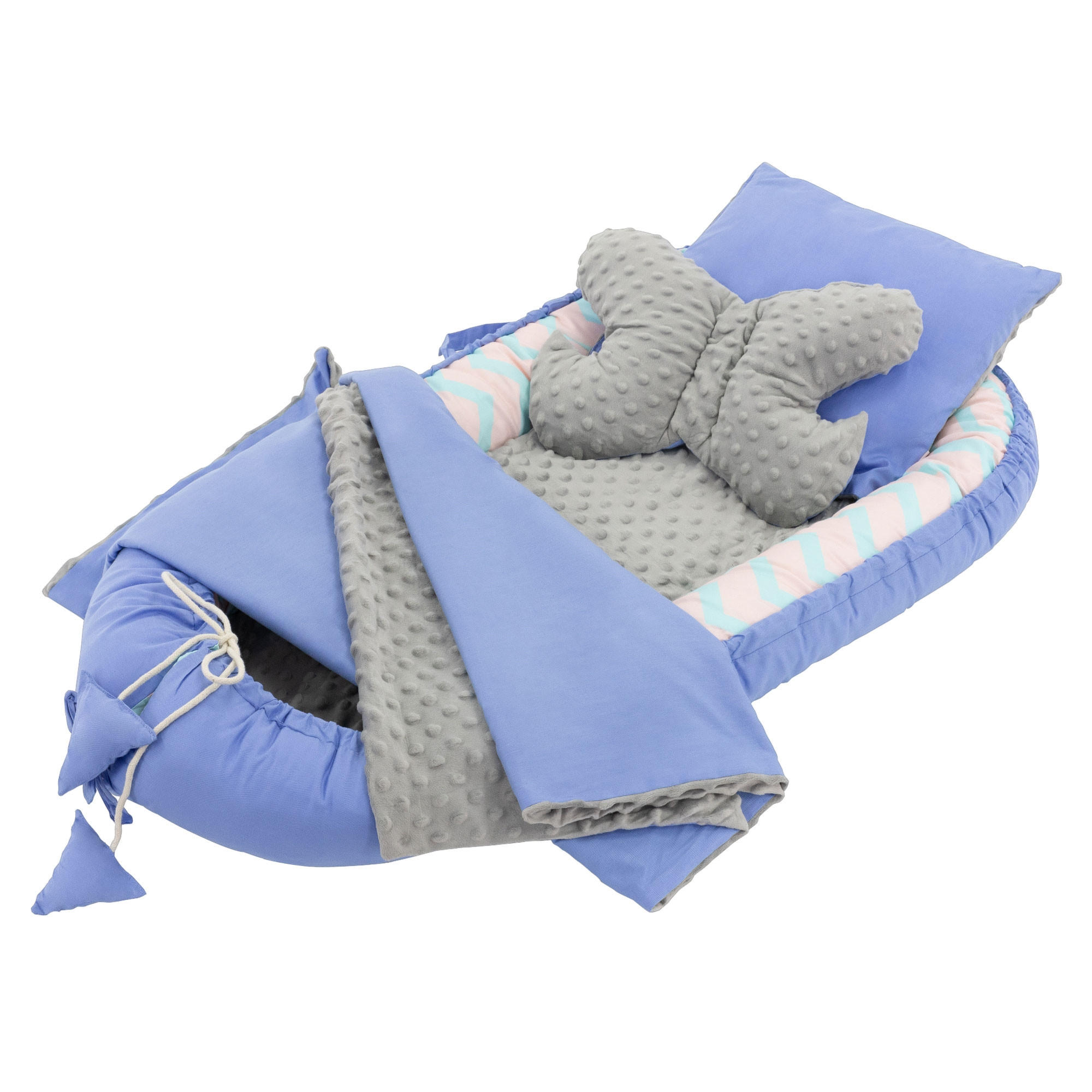 BABYNEST - Blau, Textil (50/90cm) - Joyz