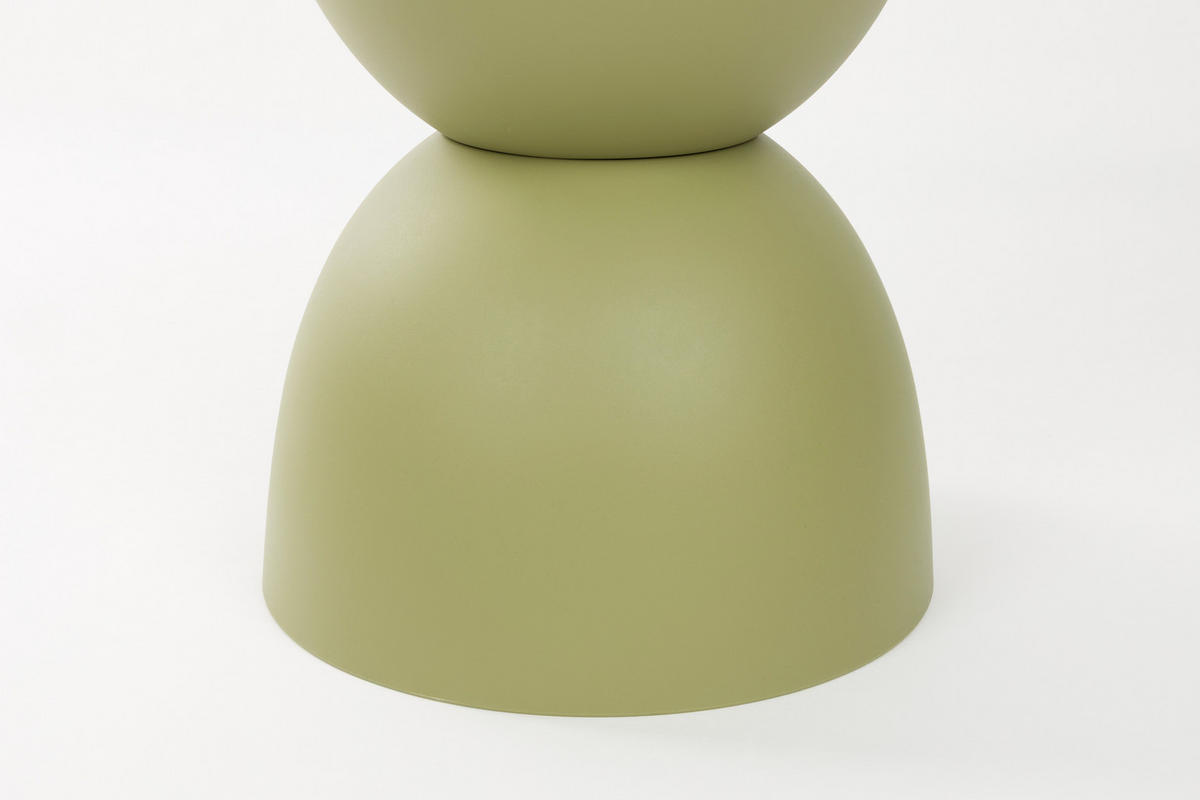 BEISTELLTISCH Mara - Grün - 34/34/45 cm - Grün, Kunststoff (34/34/45cm)