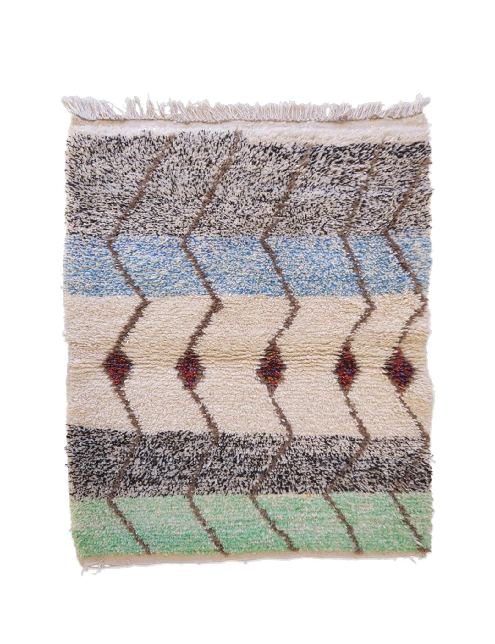AFK Living Berberteppich Mehrfarbig 106x147 cm