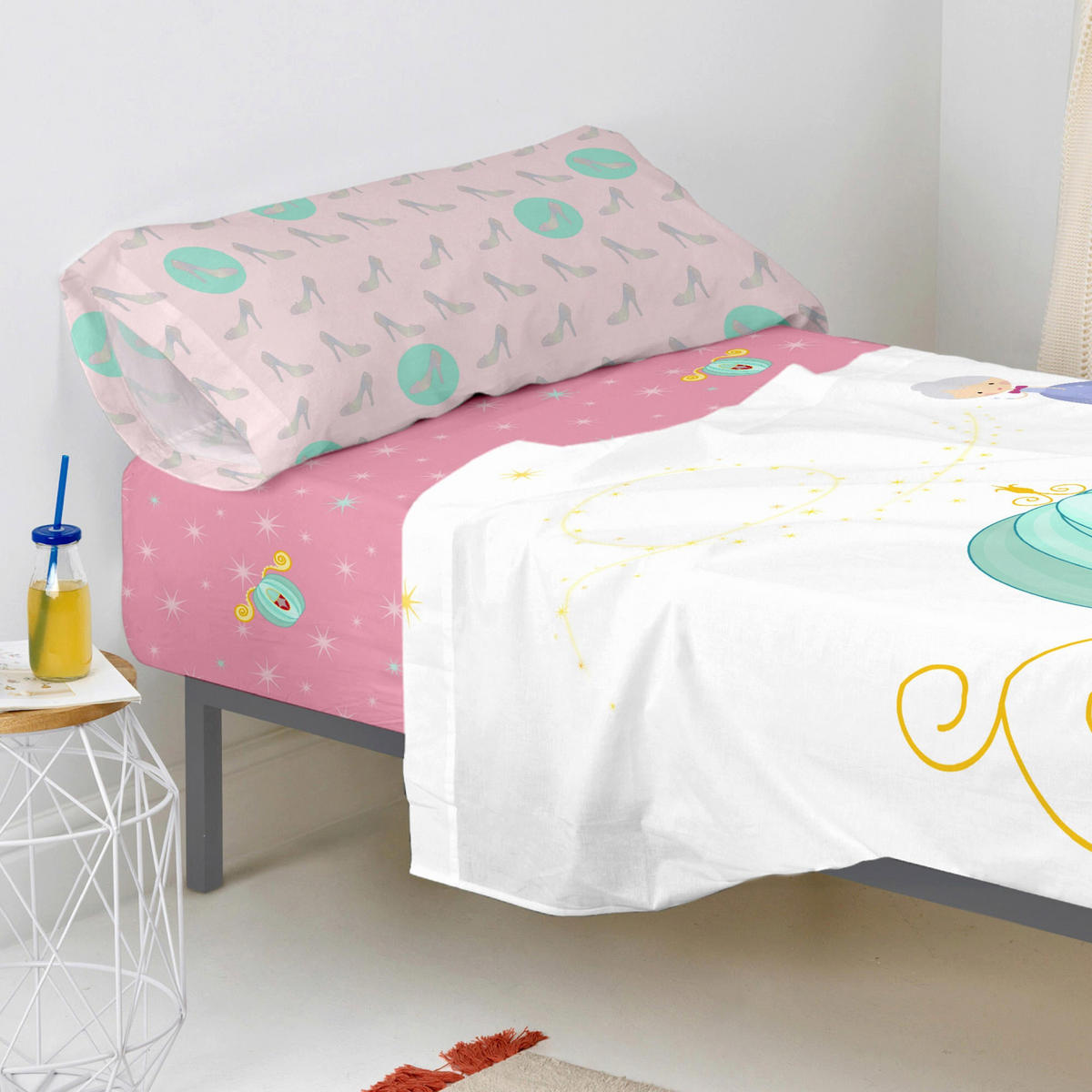 SPANNBETTTUCH pumpkin 90x200x32 cm mehrfarbig - Multicolor, Textil (90/200cm) - Happy Friday