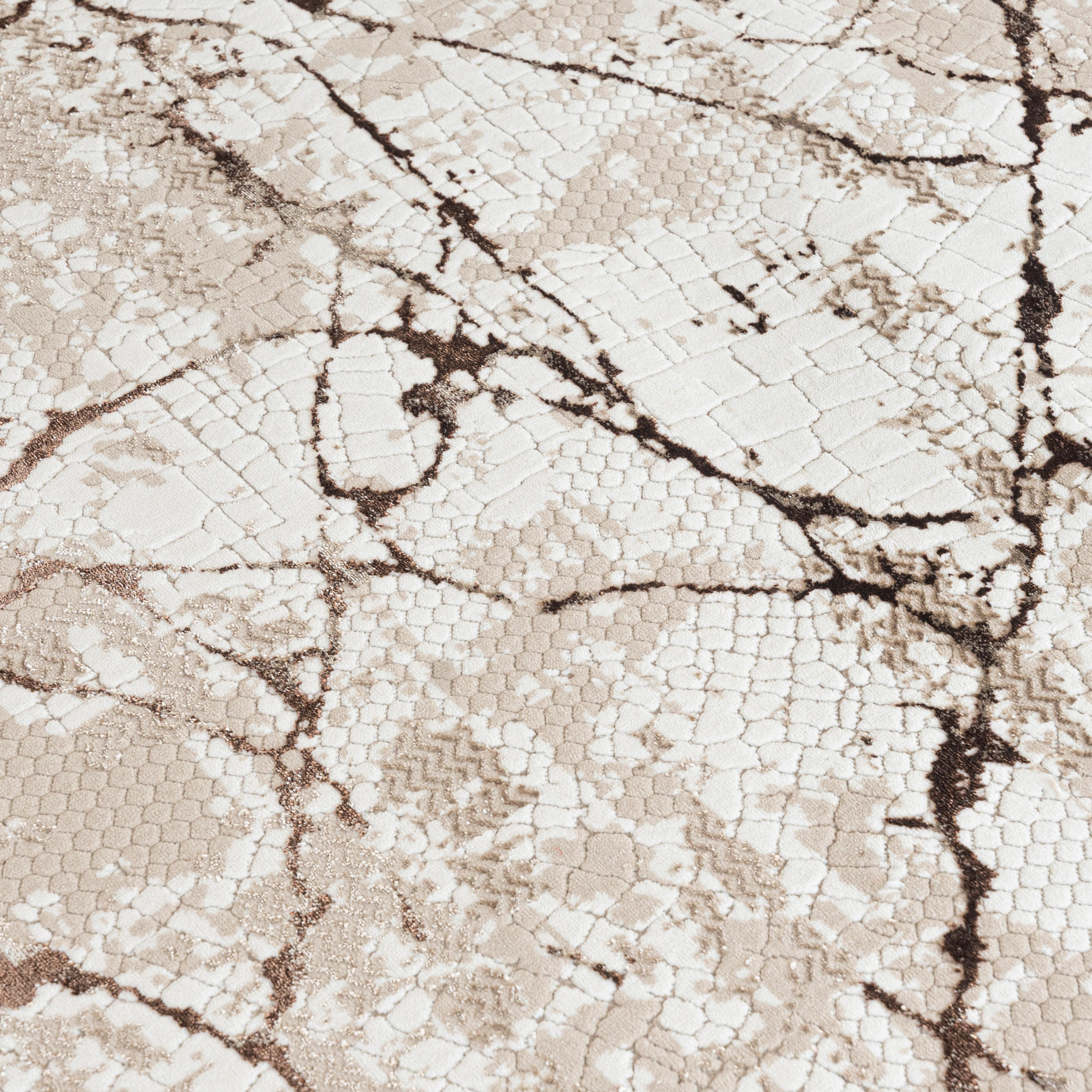 TEPPICH NW01A - Beige, Braun, Ecru - 200 x 300 cm - Ecru/Beige, Textil (200/300cm) - Mazovia