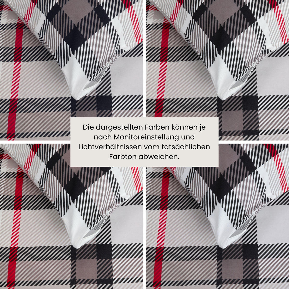 BETTWÄSCHESET Talisa - Feinbiber - 2-teilig - 135x200 cm - Grau - Grau, Textil (135/200cm) - SCHIESSER