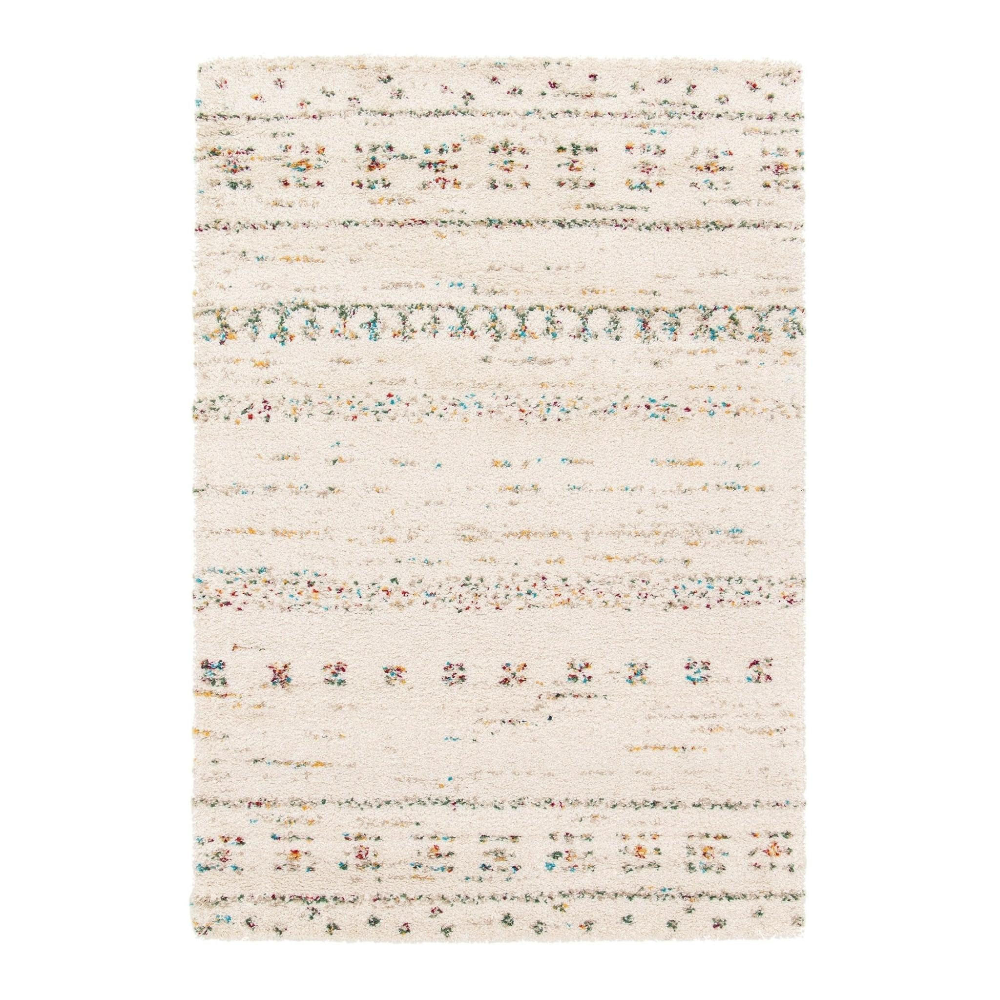 TEPPICH Ethnostil, weich beige - Beige, Textil (80/150cm) - AFK Living