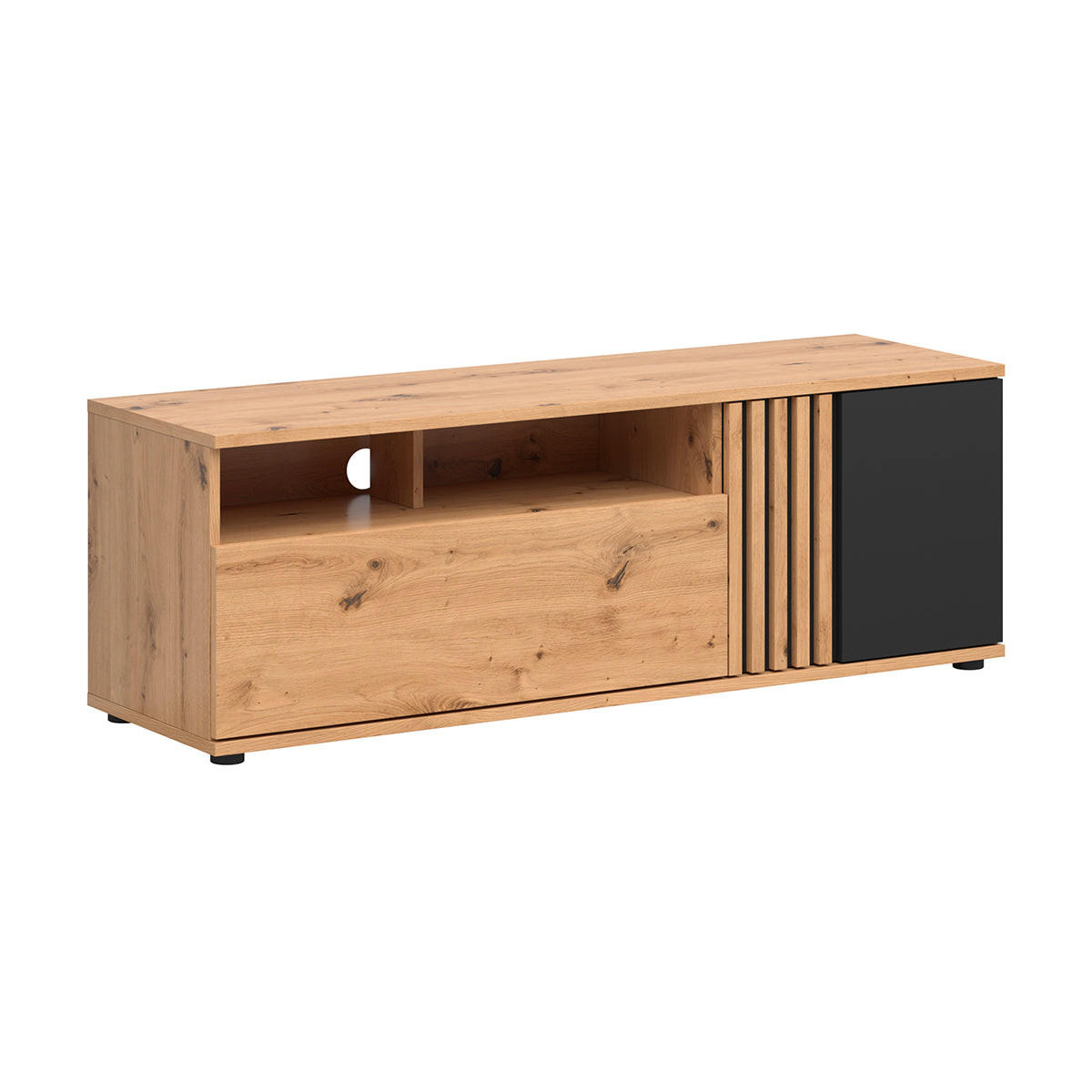 TV STOLÍK Ezra Drevo - hnedá, kompozitné drevo (135/46/40cm) - Petits-meubles