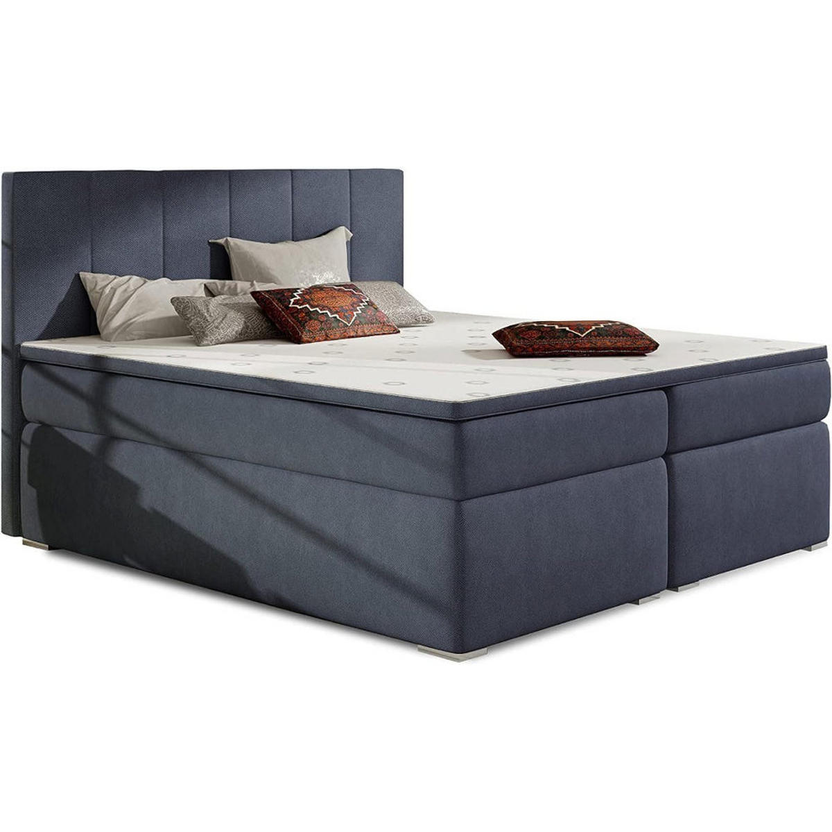 BOXBETT Alice Bonellfederkern - Dunkelblau, Holz/Holzwerkstoff (160/200cm) - Best For Home