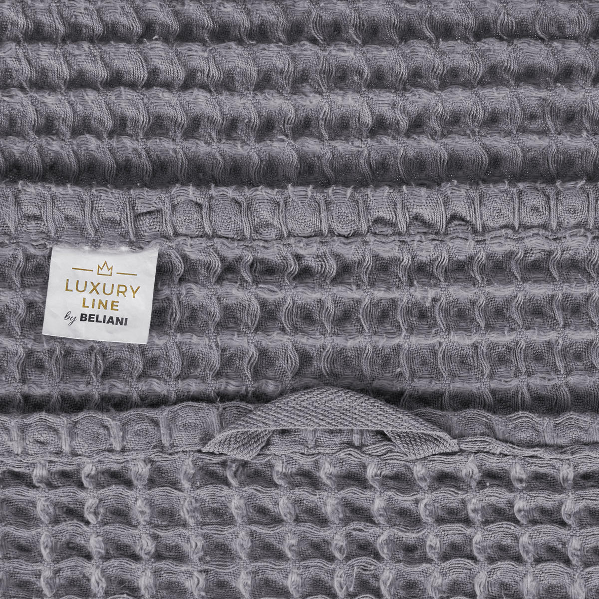 BADEHANDTUCH 11-teiligGrau Areora - Grau, Textil (100/150cm) - Beliani