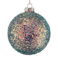 CHRISTBAUMKUGEL Hang On Glitter - Multicolor, Glas (10/10/10cm) - Butlers
