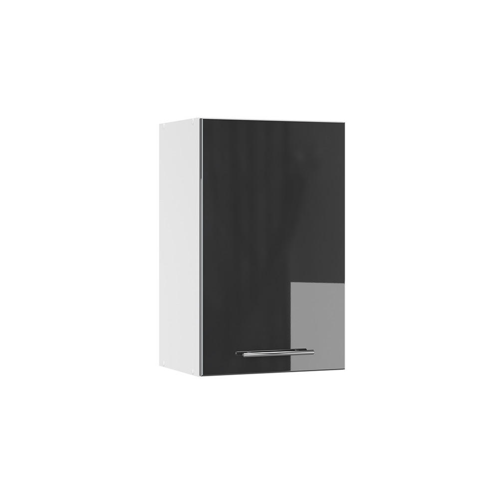 HÄNGESCHRANK Fame-Line Anthrazit Hochglanz 45 cm - Schwarz Hochglanz/Anthrazit, Holzwerkstoff (45/72/34.1cm) - Vicco