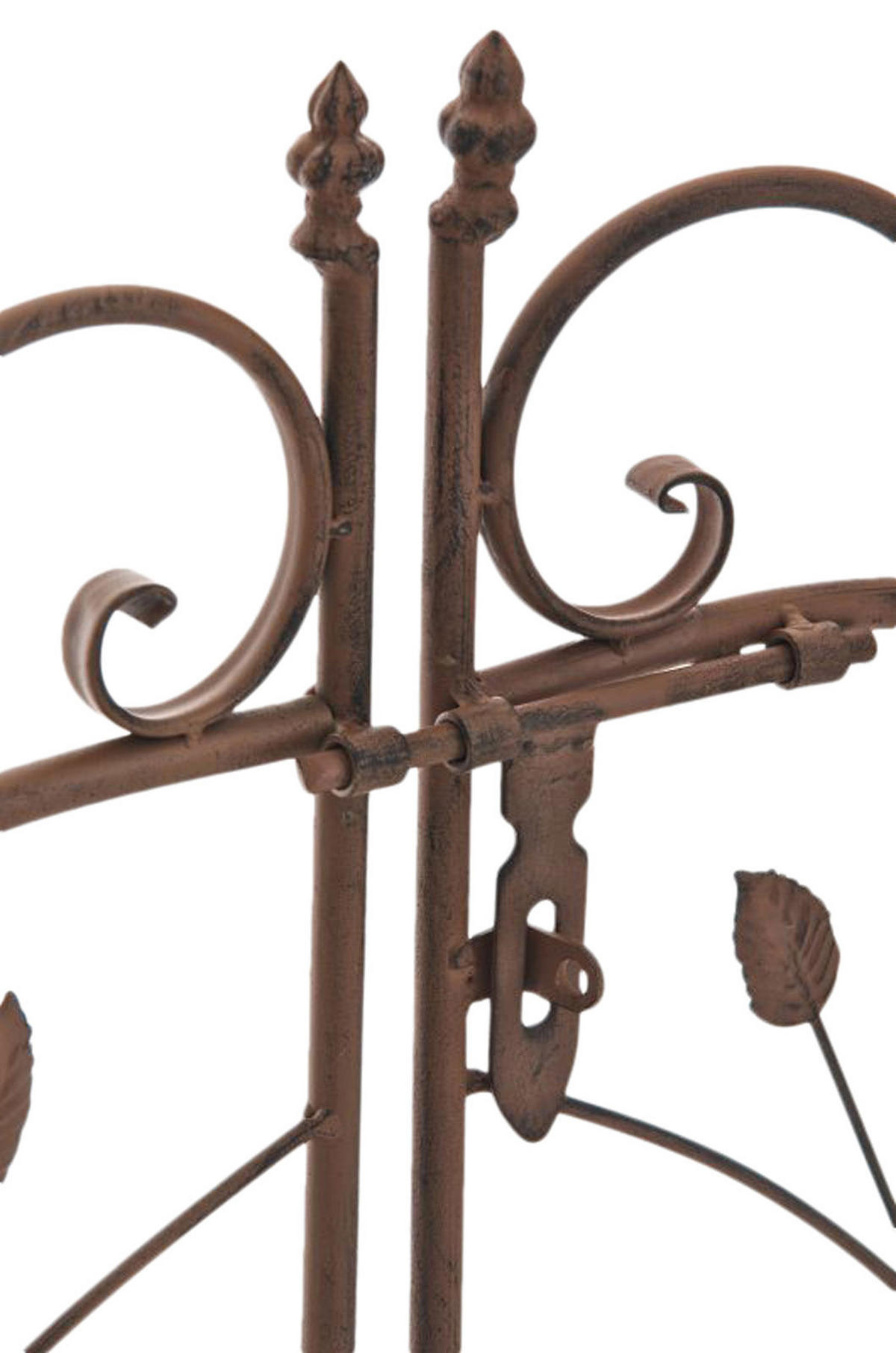 ROSENBOGEN Anders 144x36x270cm Metall Antik-Braun Rankhilfe - Braun, Metall (144/270/36cm) - DELUKE