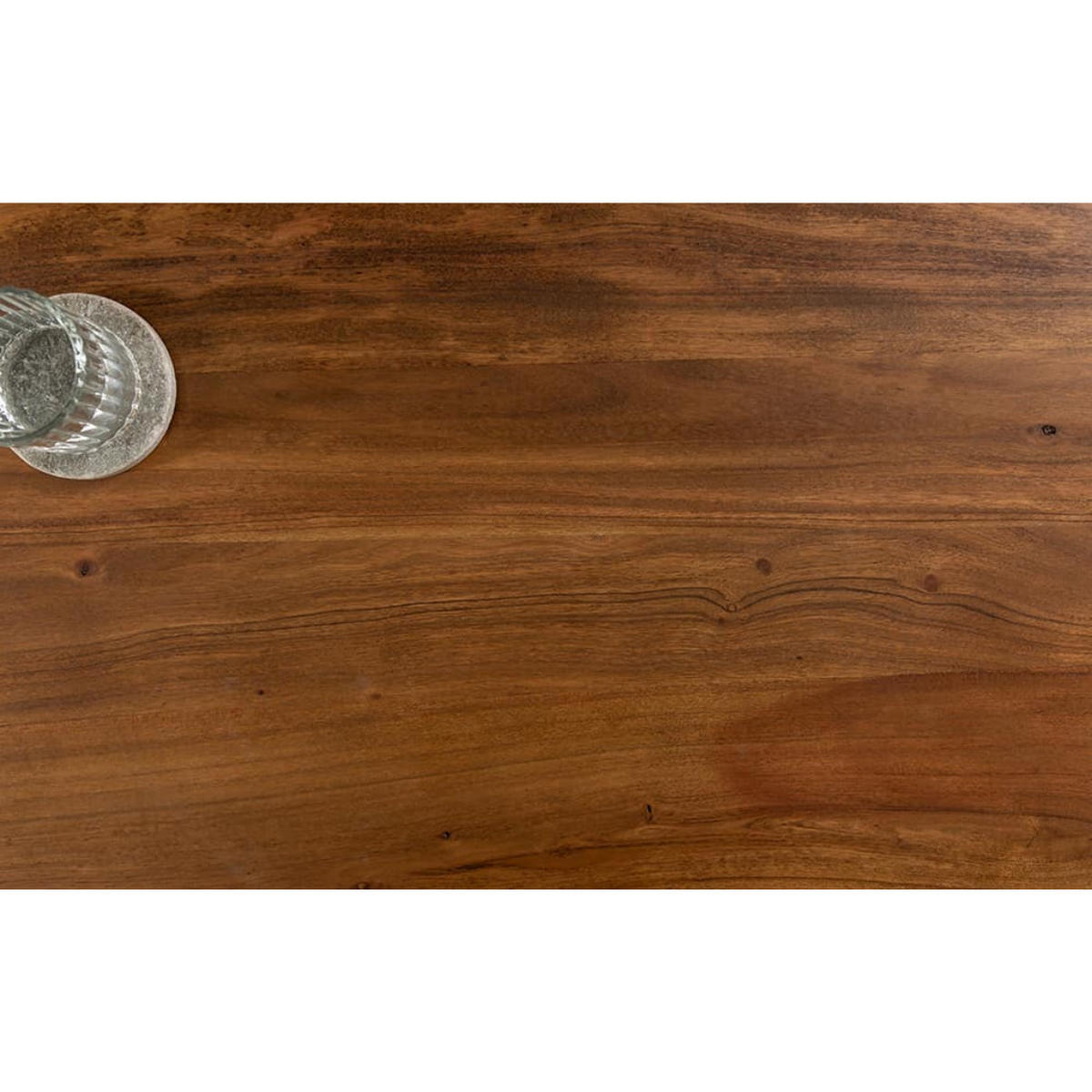 COUCHTISCH MAMMUT 110cm Akazie Baumkante Honey Finish - Braun, Holz (60/110/40cm) - riess-ambiente