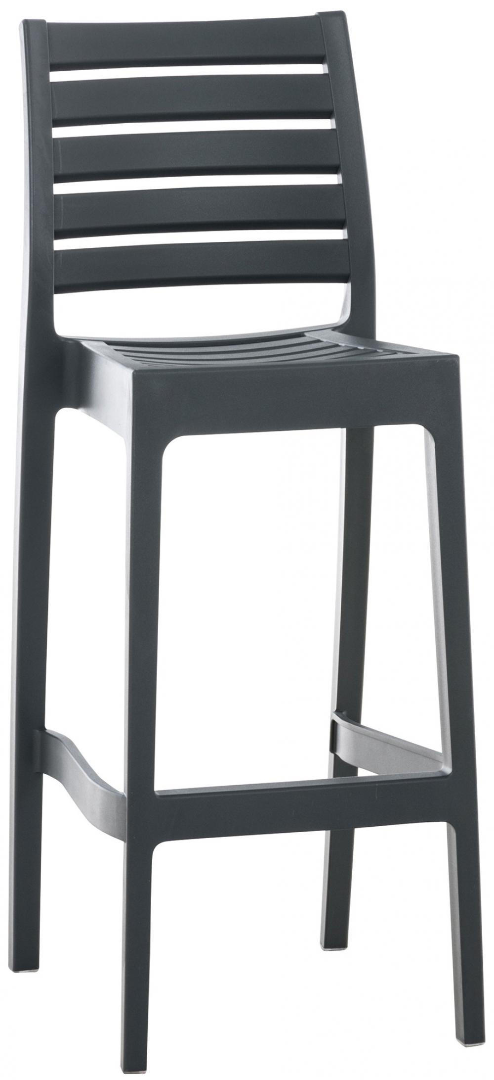 CLP Barhocker Dunkelgrau 45x105x51 cm