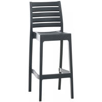 BARHOCKER Kunststoff dunkelgrau - Dunkelgrau, Kunststoff (45/105/51cm) - CLP