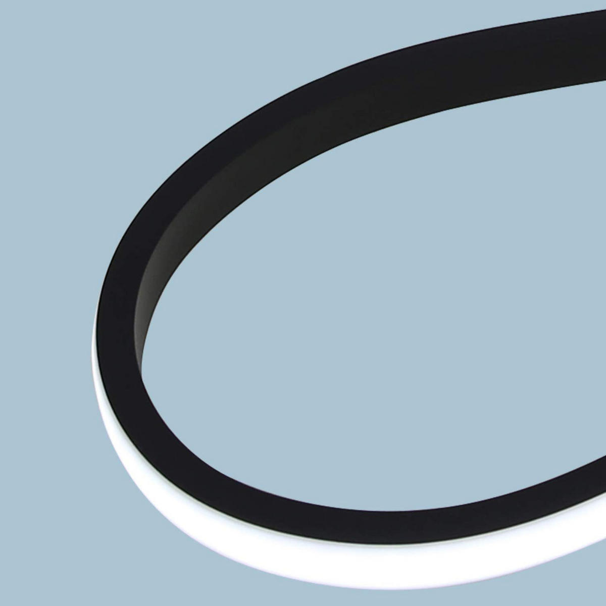 LED-PENDELLEUCHTE Kaelindra 58/150/20 cm - Schwarz, Metall (150/20/150cm) - ZMH