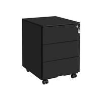 ROLLCONTAINER - Schwarz, Metall (45/55/39cm) - Hansiro