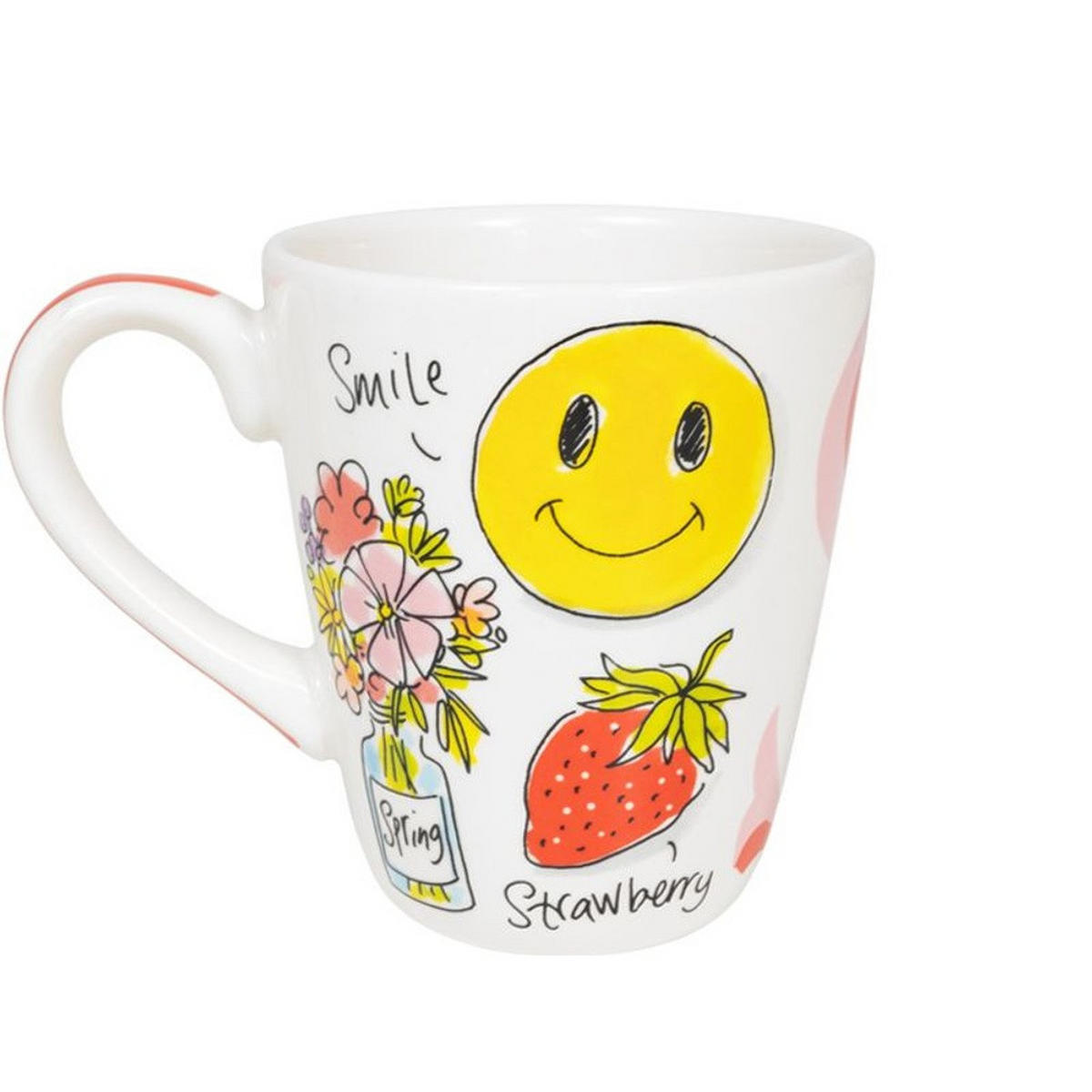BECHER Love Letter S 0,35L in Bunt - 350 ml - Multicolor, Keramik (0.35L) - Blond Amsterdam