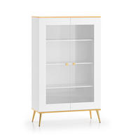 VITRÍNA Zora Bílá - bílá, kompozitní dřevo (92/152/40cm) - Petits-meubles