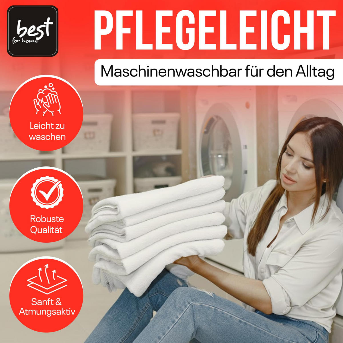 SPANNBETTLAKEN 180/200 cm, Jersey Elastisch 100 % Baumwolle Rot - Rot, Textil (180/200cm) - Best For Home