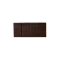 SIDEBOARD Eva Braun aus Mahagoni - Braun, Holz (200/90/45cm) - Tikamoon