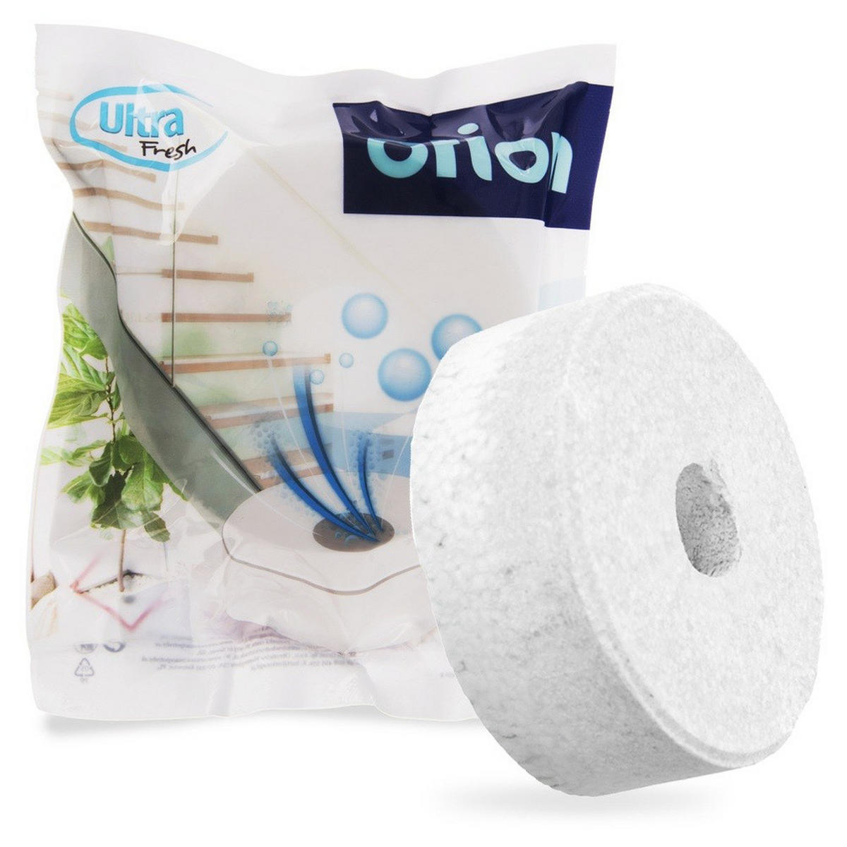 FEUCHTIGKEITSABSORBER-ERSATZ Ultra Fresh weiß neutral - Weiß, Naturmaterialien (10/3.8/10cm) - Orion 