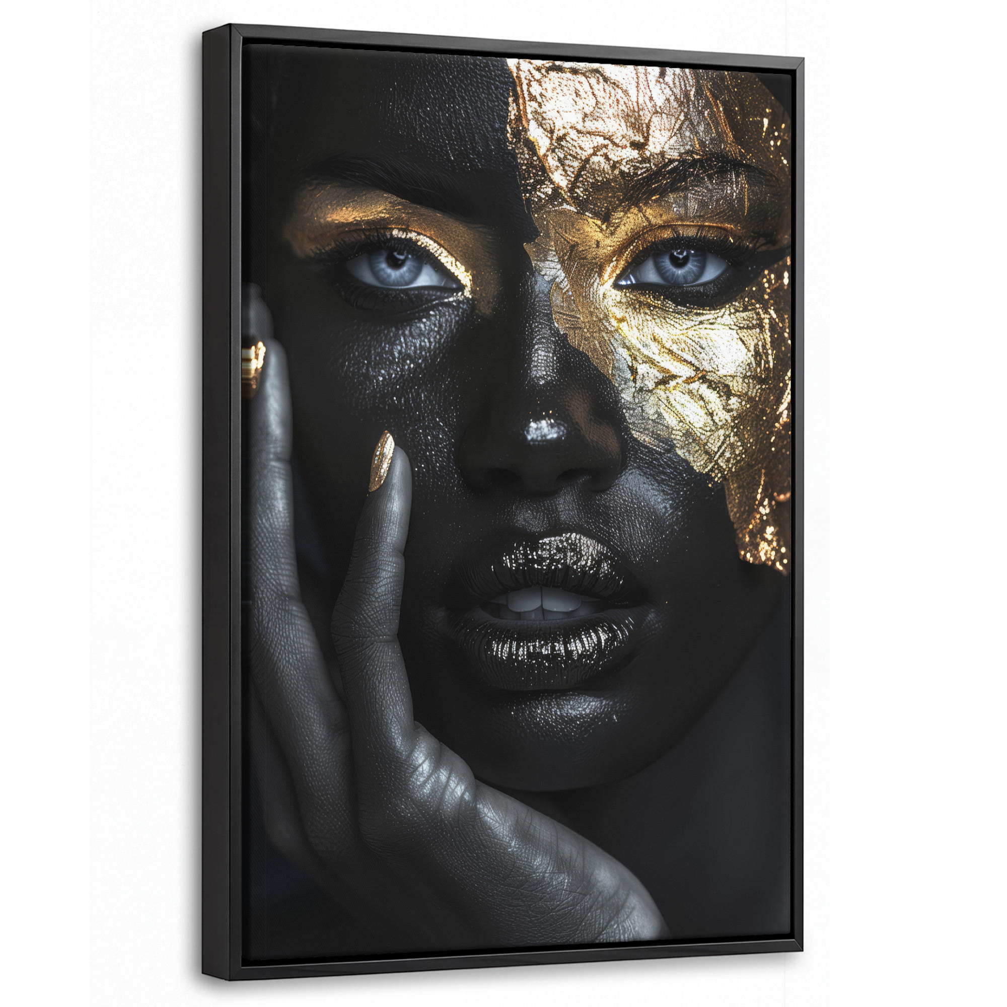 MuchoWow Leinwand Hellblau 40x60 cm