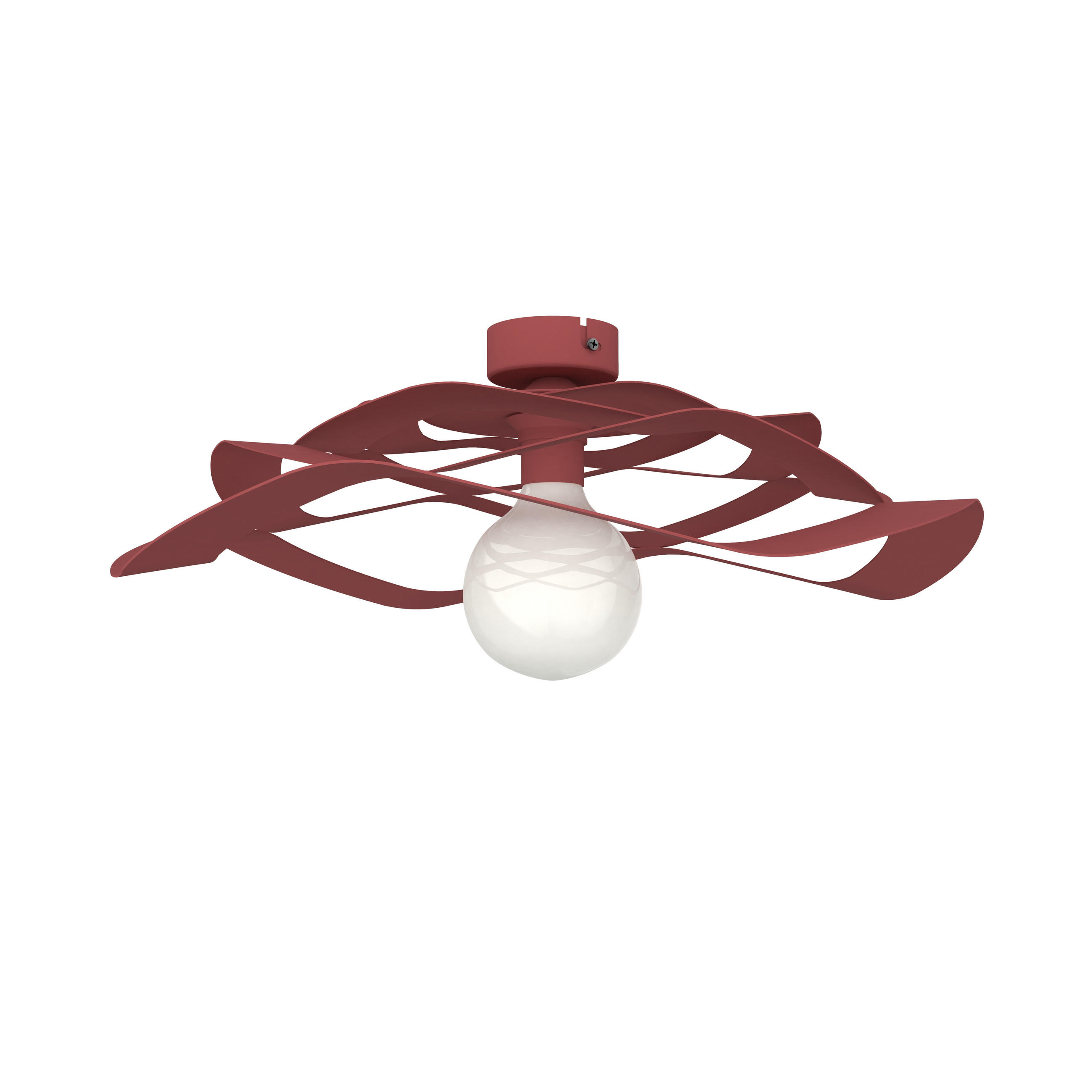 Lumicom Deckenleuchte Rot 60x15x60 cm