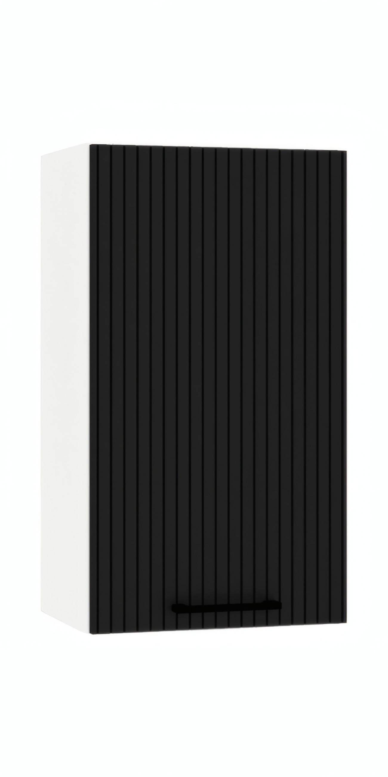 HÄNGESCHRANK W40 P/L - KENDRO - Zeitlose Küchenlösung - Schwarz/Weiß, Holz/Metall (40/72/30cm) - ROYAL24_MARKT
