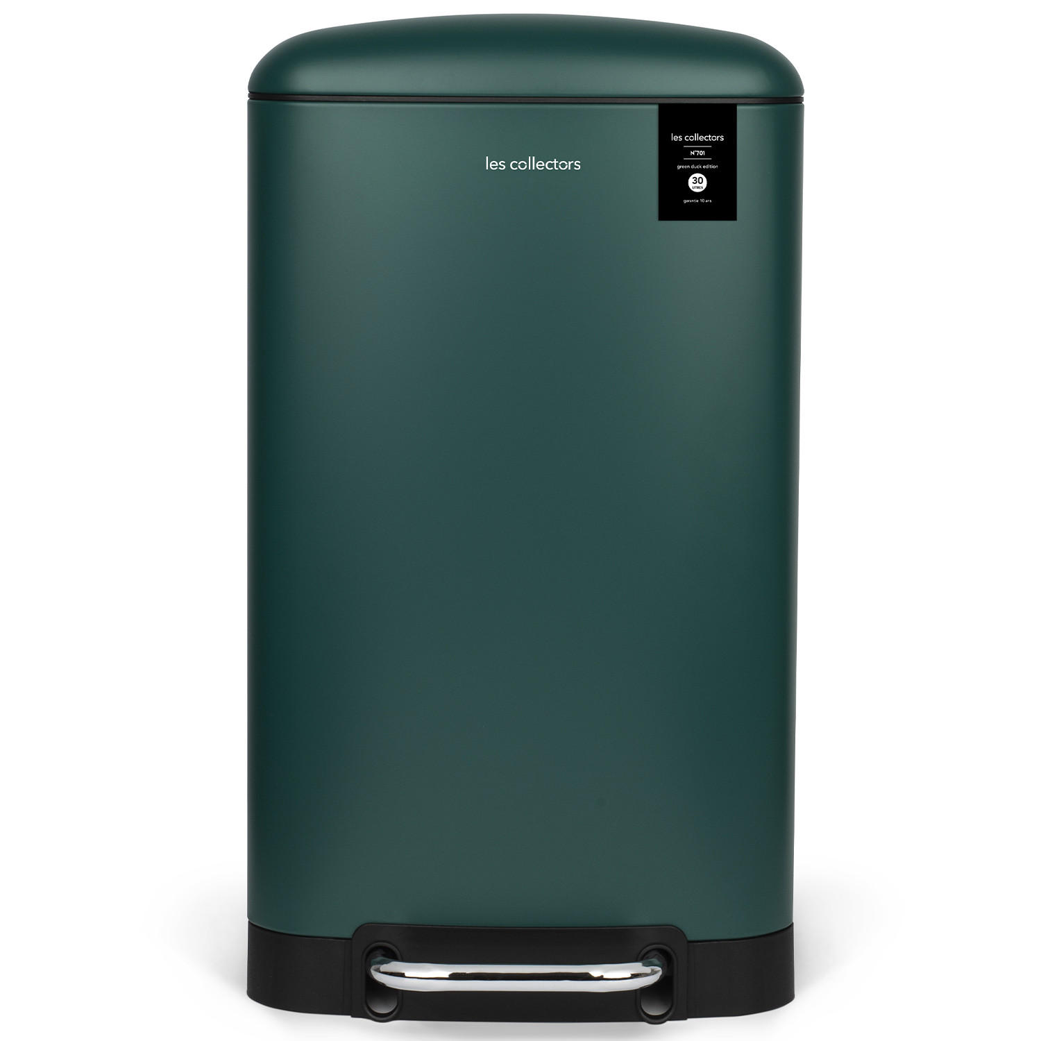 TRETMÜLLEIMER 40L - green duck edition N°863 - Grün, Metall (37.5/67.5/35.5cm) - Les Collectors