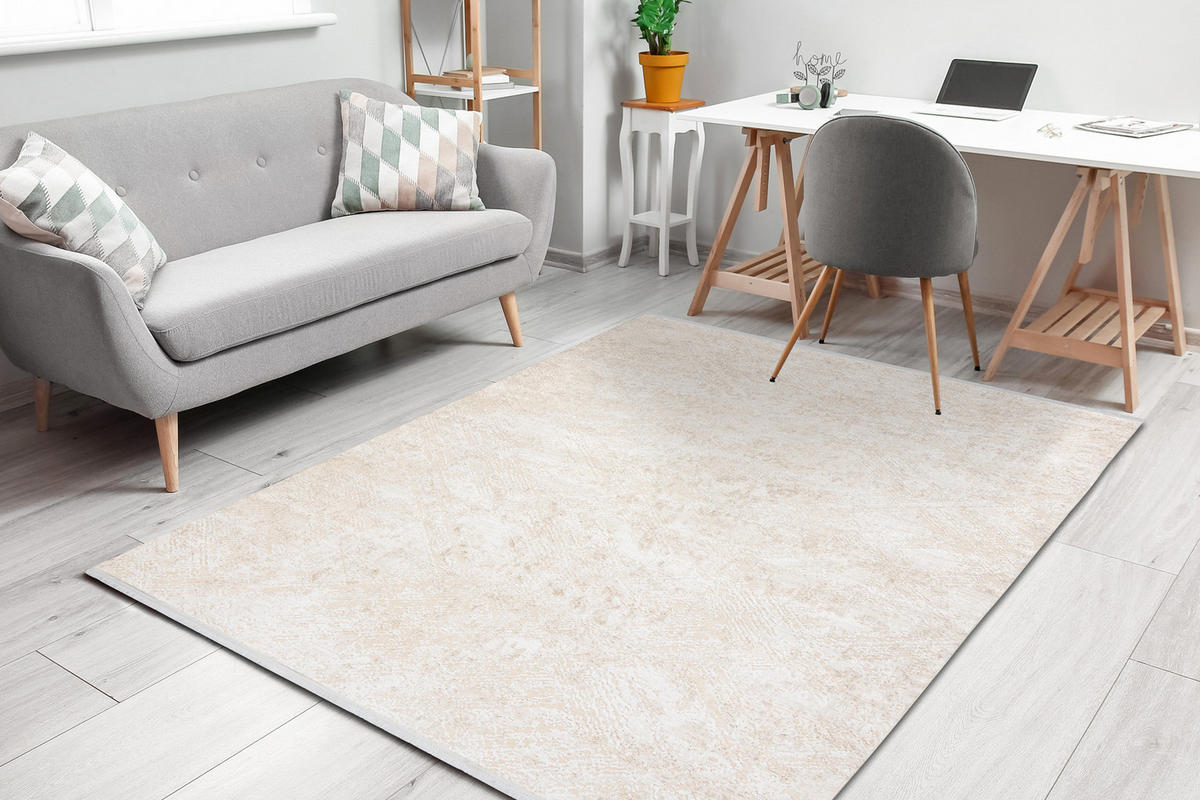 TEPPICH Duke 80/150 cm - Creme, Textil (80/150cm) - rugsX