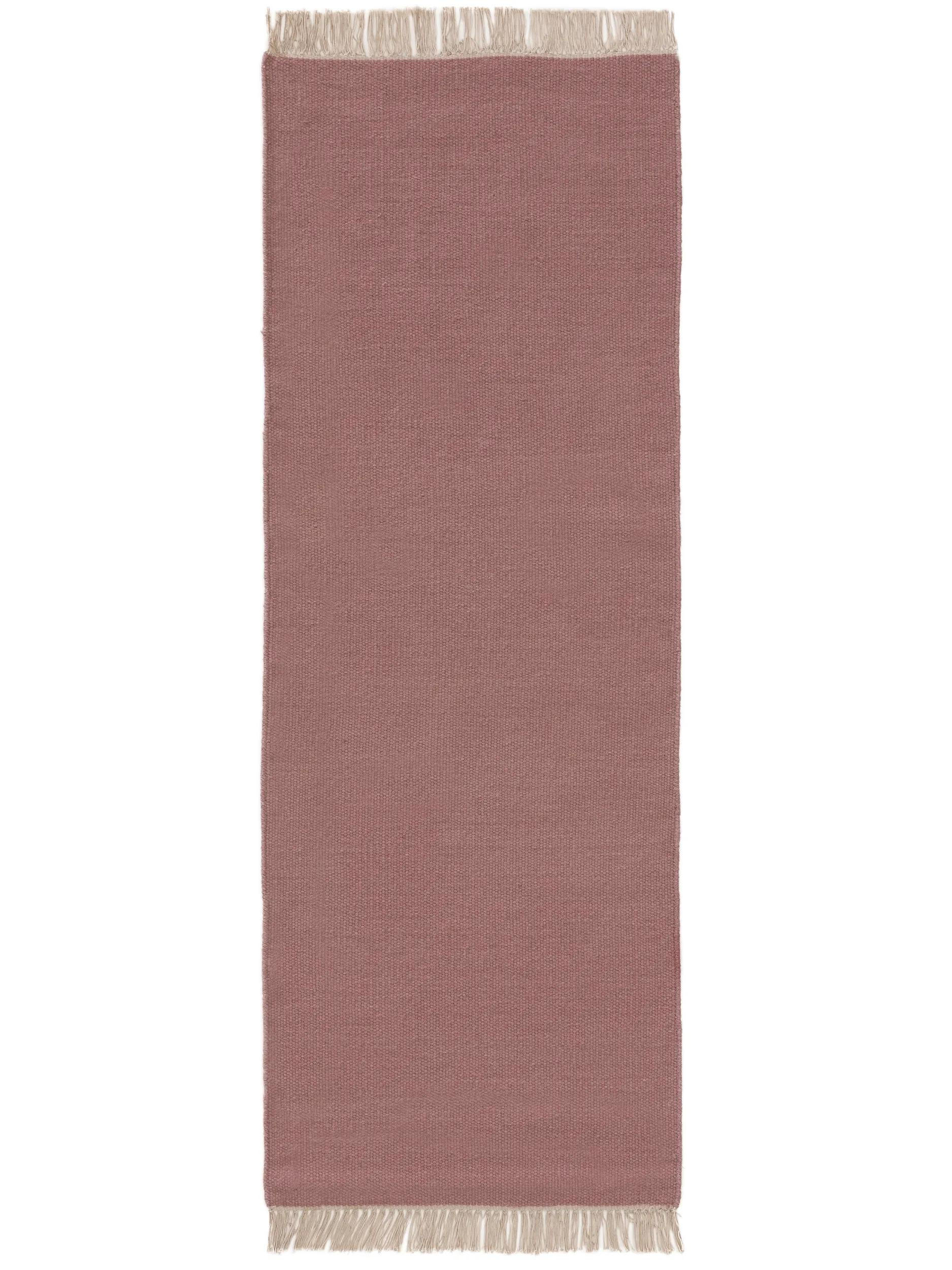 WOLLTEPPICH Liv Rosa 70x200 cm - Rosa, Textil (70/200cm) - benuta Pop