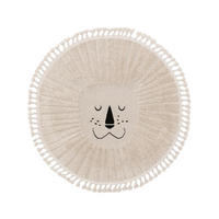 OTROŠKA preproga Momo kremne barve ø 120 cm - krem, tekstil/naravni materiali (120/120cm) - Lytte