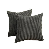 KISSENHÜLLE Plüsch Dunkelgrau 45*45cm - Dunkelgrau, Textil (45/45cm) - Kaket