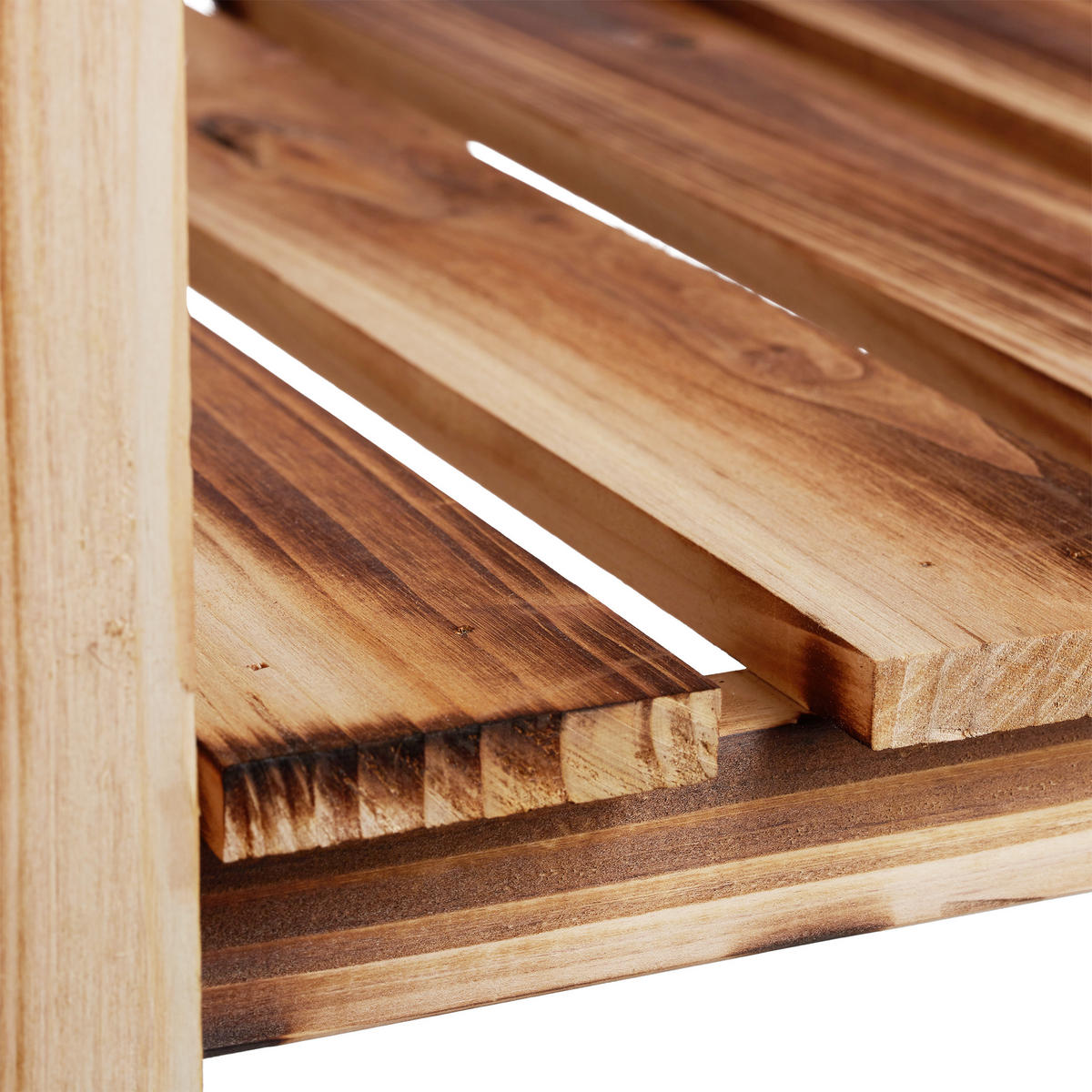 HOCHBEET - Hellbraun, Holz (88/80/43.5cm) - Relaxdays