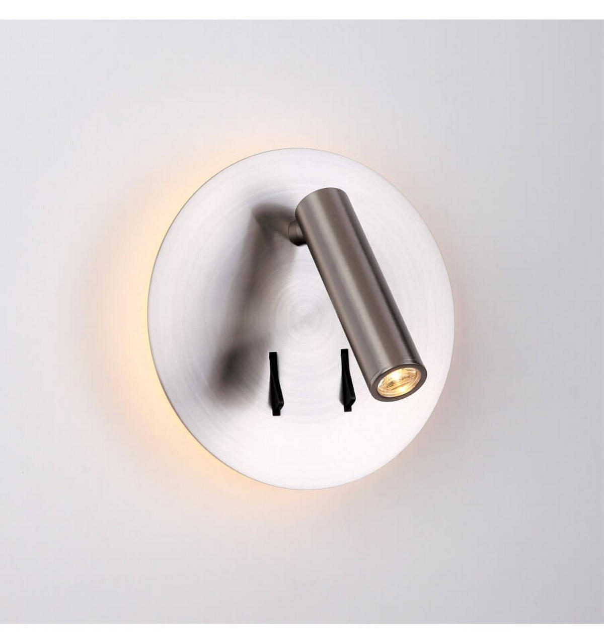 WANDLEUCHTE Bilbao, Silber/Chrom, 15cm - Chromfarben, Metall (15/15/3cm) - KOSILUM