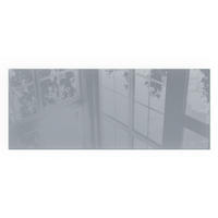 GLASPLATTE für Kamin 125x50 cm - Grau, Glas (125/50/0.4cm) - TULUP